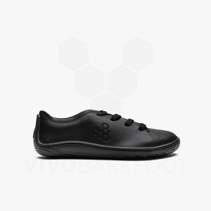 Vivobarefoot Addis School Juniors Dječje Cipele Crne | HR380WH