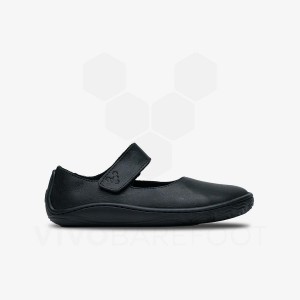 Vivobarefoot Addis Wyn Juniors Dječje Cipele Obsidijanske | HR382UK
