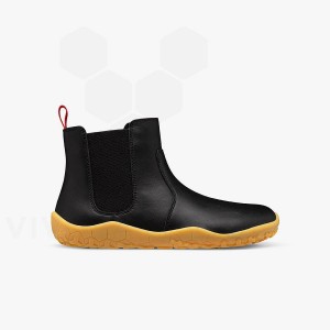 Vivobarefoot Fulham II Juniors Dječje Cipele Obsidijanske | HR421HT