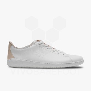 Vivobarefoot Geo Court III Ženske Lifestyle Cipele Bijele Roze | HR294EI