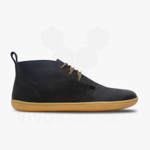 Vivobarefoot Gobi III Muške Lifestyle Cipele Crne | HR121VJ