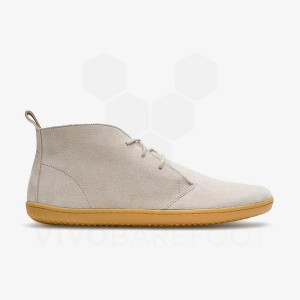 Vivobarefoot Gobi III Suede Muške Lifestyle Cipele Bež | HR141BA