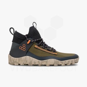 Vivobarefoot Magna Lite WR SG Muške Planinarske Cipele Zelene | HR001AQ