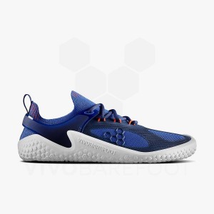 Vivobarefoot Motus Strength Muške Cipele Za Trčanje Na Cesti Plave Tamnoplave Narančaste | HR043VJ