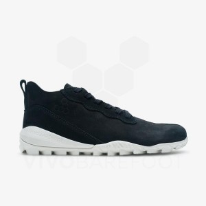 Vivobarefoot Novus Mid Muške Planinarske Cipele Obsidijanske | HR038AS