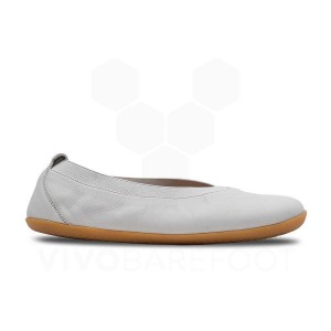 Vivobarefoot Opanka Ballerina Ženske Lifestyle Cipele Bijele | HR318GY
