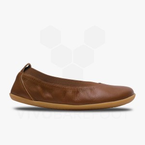 Vivobarefoot Opanka Ballerina Ženske Lifestyle Cipele Smeđe | HR319FU