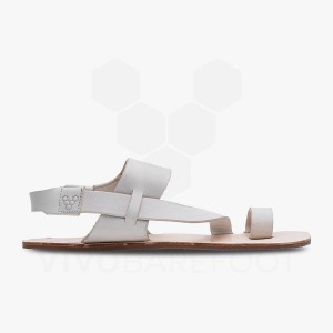 Vivobarefoot Opanka Sandal Ženske Lifestyle Cipele Bijele | HR307RX