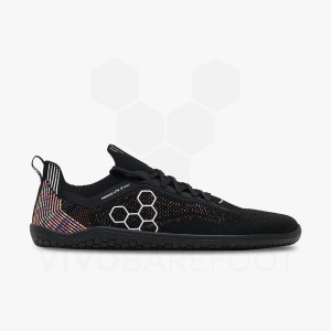 Vivobarefoot Primus Lite Knit Muške Cipele Za Trčanje Na Cesti Obsidijanske | HR057HT
