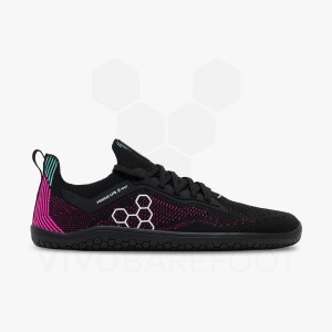Vivobarefoot Primus Lite Knit Ženske Cipele Za Trčanje Na Cesti Obsidijanske Roze | HR228SZ