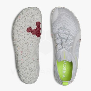 Vivobarefoot Primus Trail Knit FG Muške Tenisice za Trening Bijele | HR105LQ
