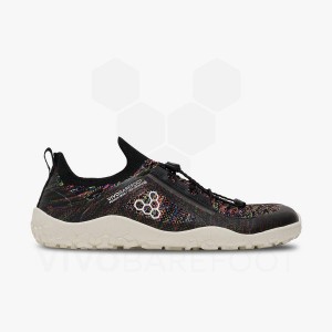 Vivobarefoot Primus Trail Knit FG Muške Trail Tenisice Crne | HR072SZ