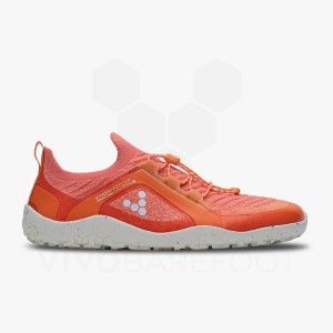 Vivobarefoot Primus Trail Knit FG Ženske Trail Tenisice Crvene | HR239HT