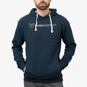 Vivobarefoot Rapanui Muške Majica s Kapuljačom Tamnoplave | HR162GY