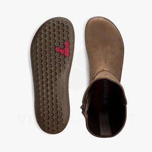 Vivobarefoot Ryder II Ženske Lifestyle Cipele Kafe | HR324AS