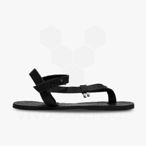Vivobarefoot San-Dal II Unisex Muške Lifestyle Cipele Obsidijanske | HR142AS