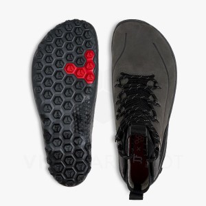 Vivobarefoot Tracker Decon FG2 JJF Muške Planinarske Cipele Obsidijanske Tamno Sive | HR022QC