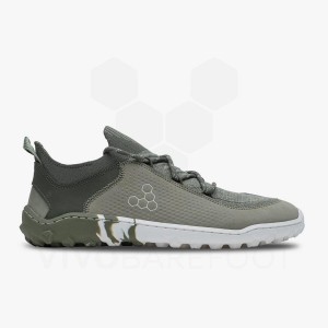 Vivobarefoot Tracker Decon Low FG2 Muške Planinarske Cipele Maslinasto Zelene | HR017VJ