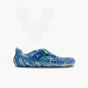 Vivobarefoot Ultra Bloom Juniors Dječje Cipele Plave Svijetlo Tirkizne | HR395HT
